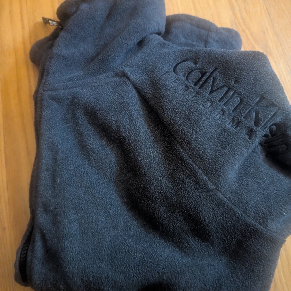 Calvin Klein Performance Charcoal Fleece Jacket